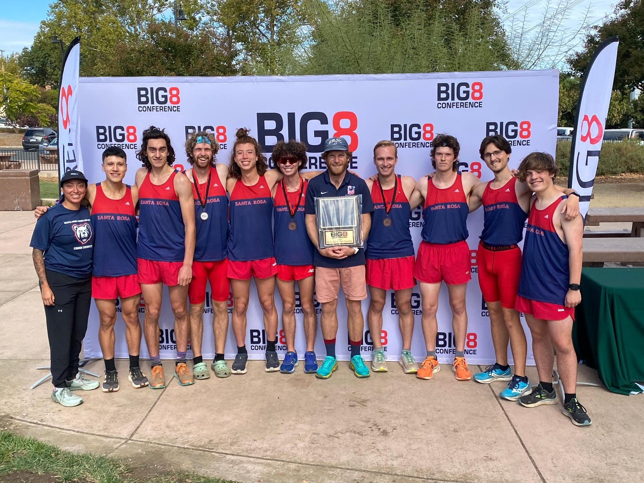 Team poses with 1st place plaque 